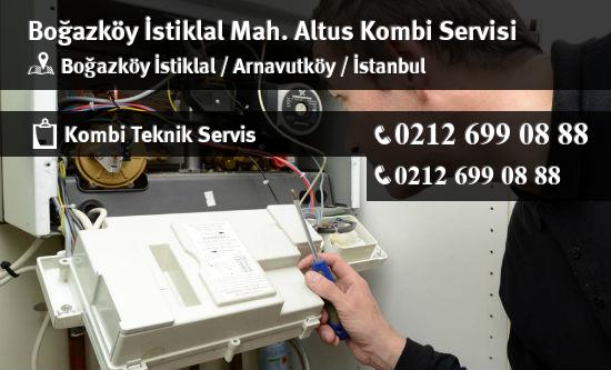 Boğazköy İstiklal Altus Kombi Servisi İletişim