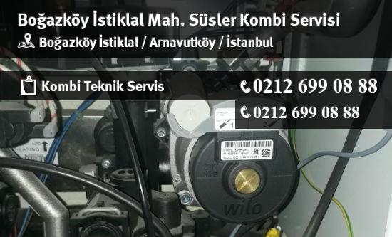Boğazköy İstiklal Süsler Kombi Servisi İletişim