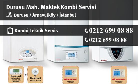 Durusu Maktek Kombi Servisi İletişim