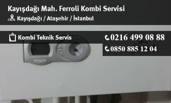 Kayışdağı Ferroli Kombi Servisi İletişim