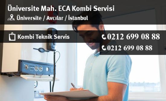 Üniversite ECA Kombi Servisi İletişim