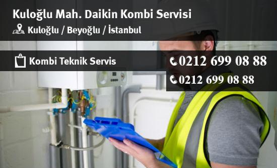 Kuloğlu Daikin Kombi Servisi İletişim