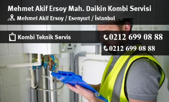 Mehmet Akif Ersoy Daikin Kombi Servisi İletişim