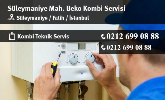 Süleymaniye Beko Kombi Servisi İletişim