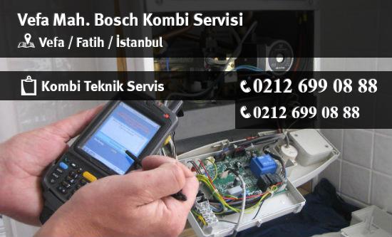 Vefa Bosch Kombi Servisi İletişim