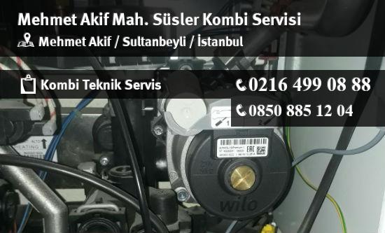 Mehmet Akif Süsler Kombi Servisi İletişim