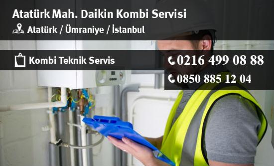 Atatürk Daikin Kombi Servisi İletişim