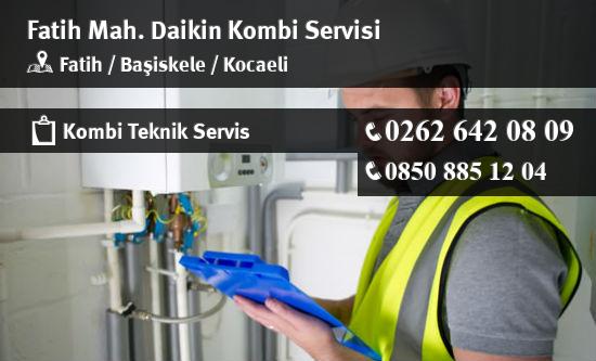 Fatih Daikin Kombi Servisi İletişim