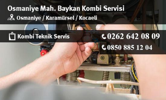 Osmaniye Baykan Kombi Servisi İletişim